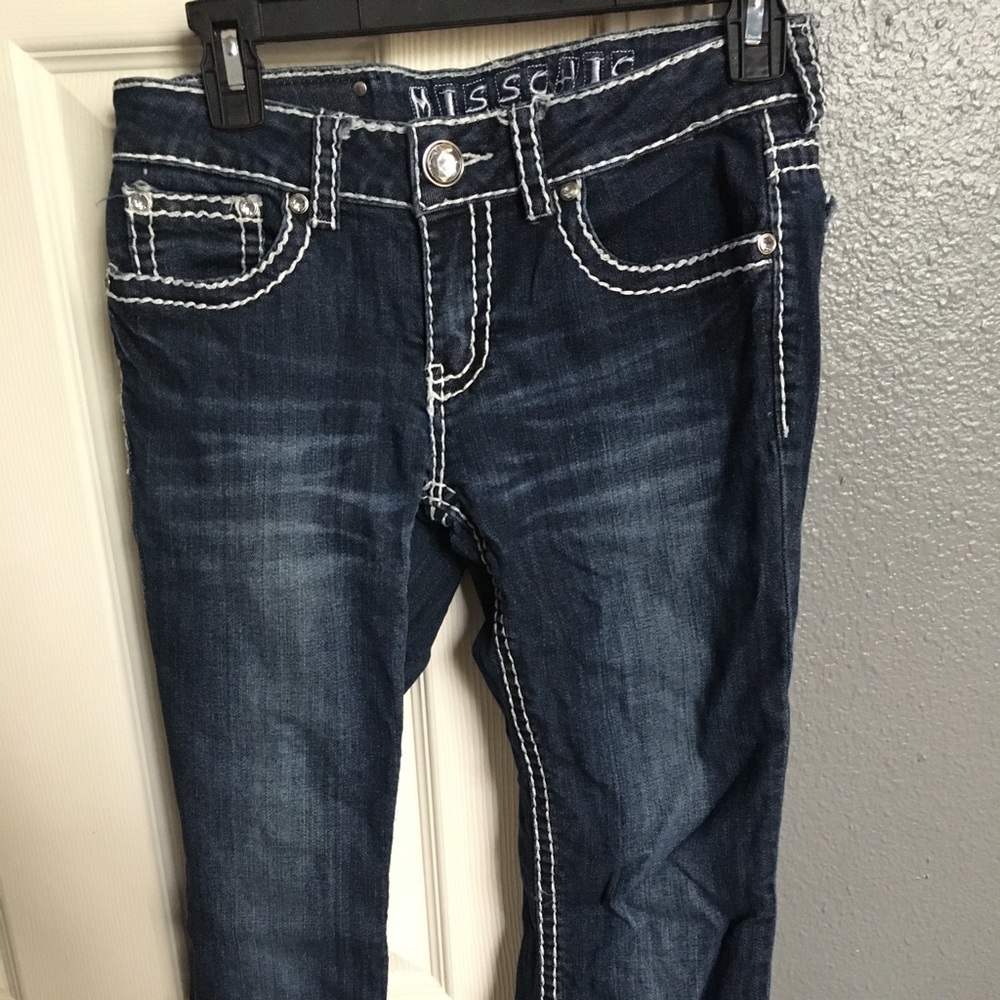 Miss Chic bootcut jeans.